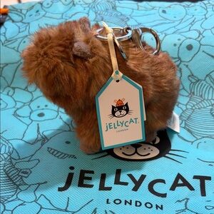 Jellycat Clyde Capybara Bag Charm.